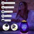 thumbnail image 6 of EQUSUPRO Wax Melt Warmer Wax Melter Wax Burner for Scented Wax Melts Electric Fragrance Warmer for Wax Cubes & Tarts, Vivid 3D Design 7 Colors LED Light Gift & Decor for Home Office (3D Skeleton), 6 of 6