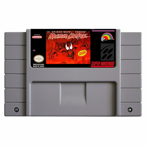 SNES Games Cartridge Spider-Man - Venom - Maximum Carnage