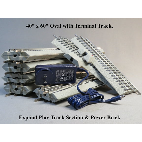 Lionel FASTRACK 40x60 Oval LIONCHIEF Terminal Expand Play & Power Brick