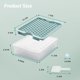 thumbnail image 5 of Bandejas de cubitos de hielo redondas, moldes de hielo flexibles hechos de material PP de grado alimenticio, para una fácil liberación de hielo y un almacenamiento que ahorra espacio en su, 5 of 6