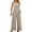 Khaki jumpsuits for womens, variant on clear 50% off Usmixi Jumpsuits for Women Dressy Comfort Cotton Linen Casual Solid Loose Straight Strap Long Jumpsuits with Pocket Summer Square Neck Sleeveless Plain Maxi Formal Rompers Dark Blue m