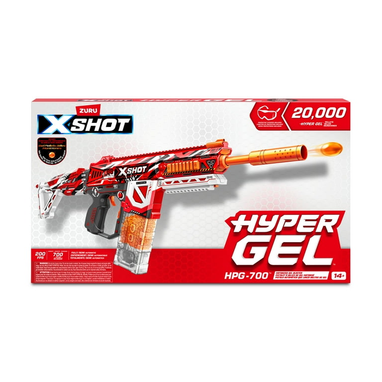 ZURU X-Shot Hyper Gel HPG-700 Motorized Blaster with ZURU X-Shot Hyper Gel HPG-700 Motorized Blaster with