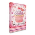 thumbnail image 2 of Stupell Be Sweet Romantic Hearts Cupcake Holiday Painting Gallery Wrapped Canvas Print Wall Art, 2 of 5