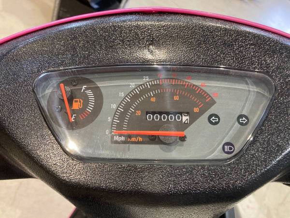HHH Brand New Upgraded 49cc/ 50cc Gas Fully Automatic Scooter Moped MP50-02 with Matching Trunk - Sporty Pink