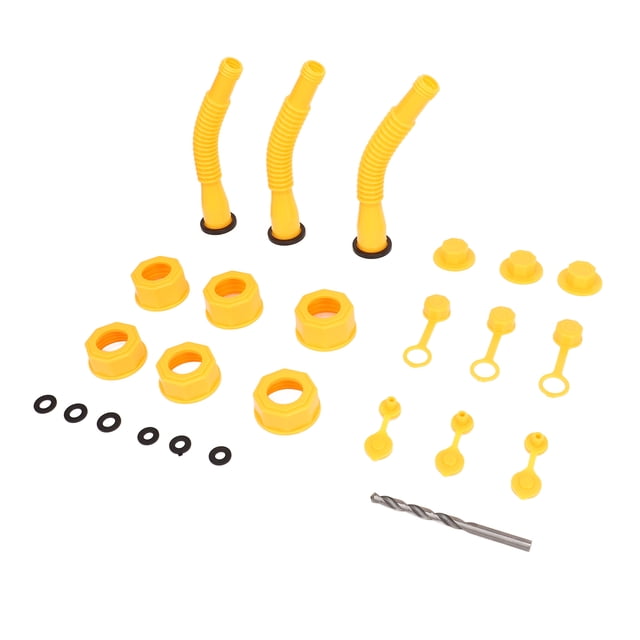 Kit de boquilla para lata de gasolina, repuesto de boquilla para lata de gasolina, boquilla para verter lata de gasolina, tapa de rosca para lata de gasolina, elaborada por expertos