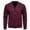 Wine, variant on Cavosen Men's Knit Cardigan Sweater Lapel Long Sleeve Button Down Coat with Pockets Solid Color Versatile Fall Clothes