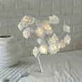 thumbnail image 2 of Moocorvic Beautiful Rose Bouquet LED Tree Table Lamp Lights Party Wedding Home Decor Gift, 2 of 2