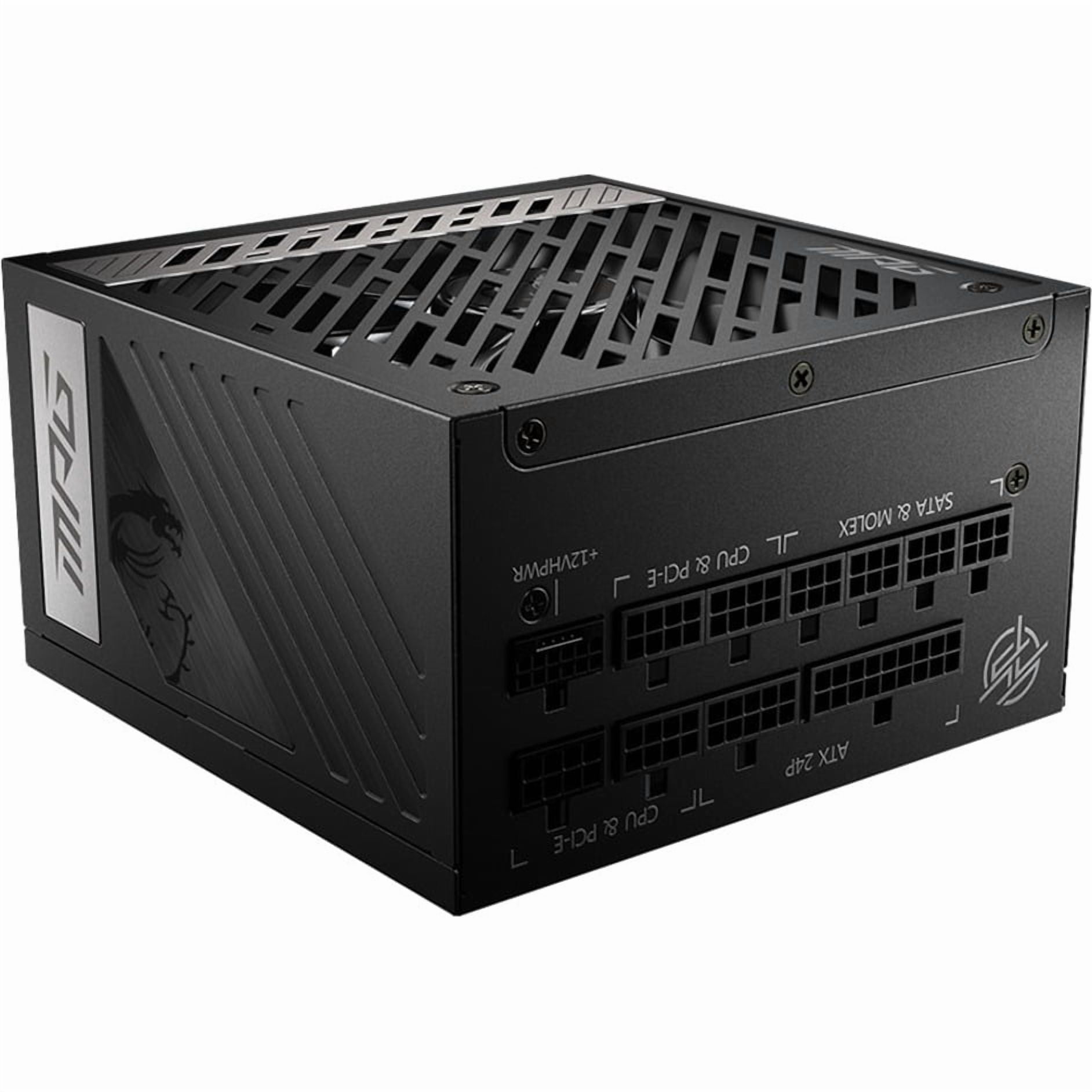 MSI MPG A850G 850W ATX Computer Power Supply with 12VHPWR Cable