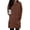 Coffee, variant on Ayfxijin Pullover Sweaters for Women,Women's Casual Crewneck Long Sleeve Lantern Sleeves Pullover Color WIth Pocket