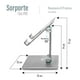 thumbnail image 4 of Soporte Para Tablet, Ipad, Celular. Ajustable De 7.9' A 12.9'' Idea Nuova Soporte con movilidad de 180 grados, 4 of 6