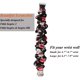 thumbnail image 4 of Scrunchies Compatible con Fitbit Inspire 2 Bandas, Reemplazo de pulseras de tela estampadas con patrón de tela elástica suave para mujer Xemadio WMZL-989-13, 4 of 6