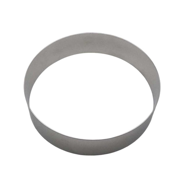 Naiovety Mousse Ring Cake Mold Acero inoxidable Autoensamblaje Multi Tamaño Cupcake Ensalada Postre Die Herramientas Fiesta doméstica Herramientas y accesorios para hornear 8 pulgadas (1.2 mm)
