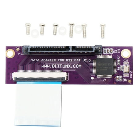 

For SATA Adapter Upgrade Board for PS2 IDE Original Network Adapter Game PCB Adapter Purple Upgrade Board