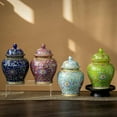 thumbnail image 2 of Cookie Jars With Lids Airtight, Ceramic Cookie Jar, 37oz Large Enamel Storage Container, Enamel Storage Jar for Sugar Tea Candy, 2 of 9