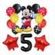 thumbnail image 1 of Red Mickey Mouse Theme Birthday Party Paper Cup Plate Straws Flags Blowout Tablecloth Disposable Tableware Baby Shower Supplies Gao Jinjia LED, 1 of 2