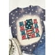 thumbnail image 2 of ABPHQTO Camiseta gráfica con estampado de estrellas y relámpagos de la bandera estadounidense MAMA azul para mujer, 2 of 5