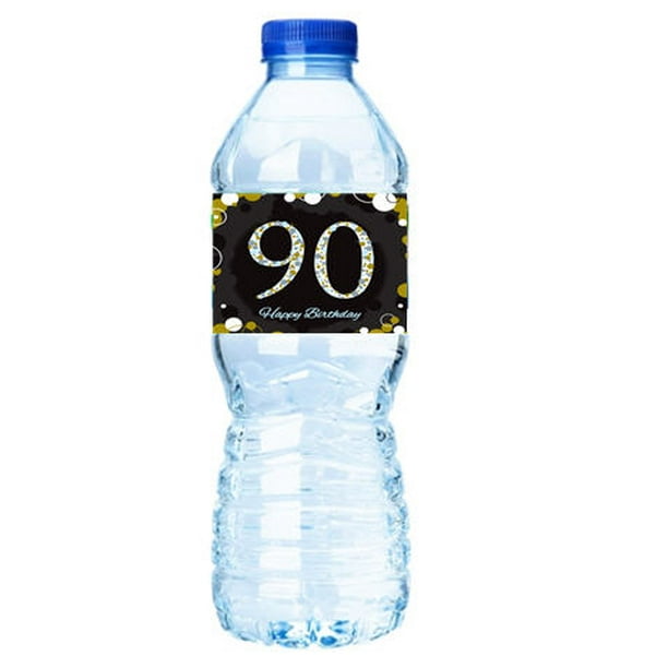 Edible bottle labels for cakes