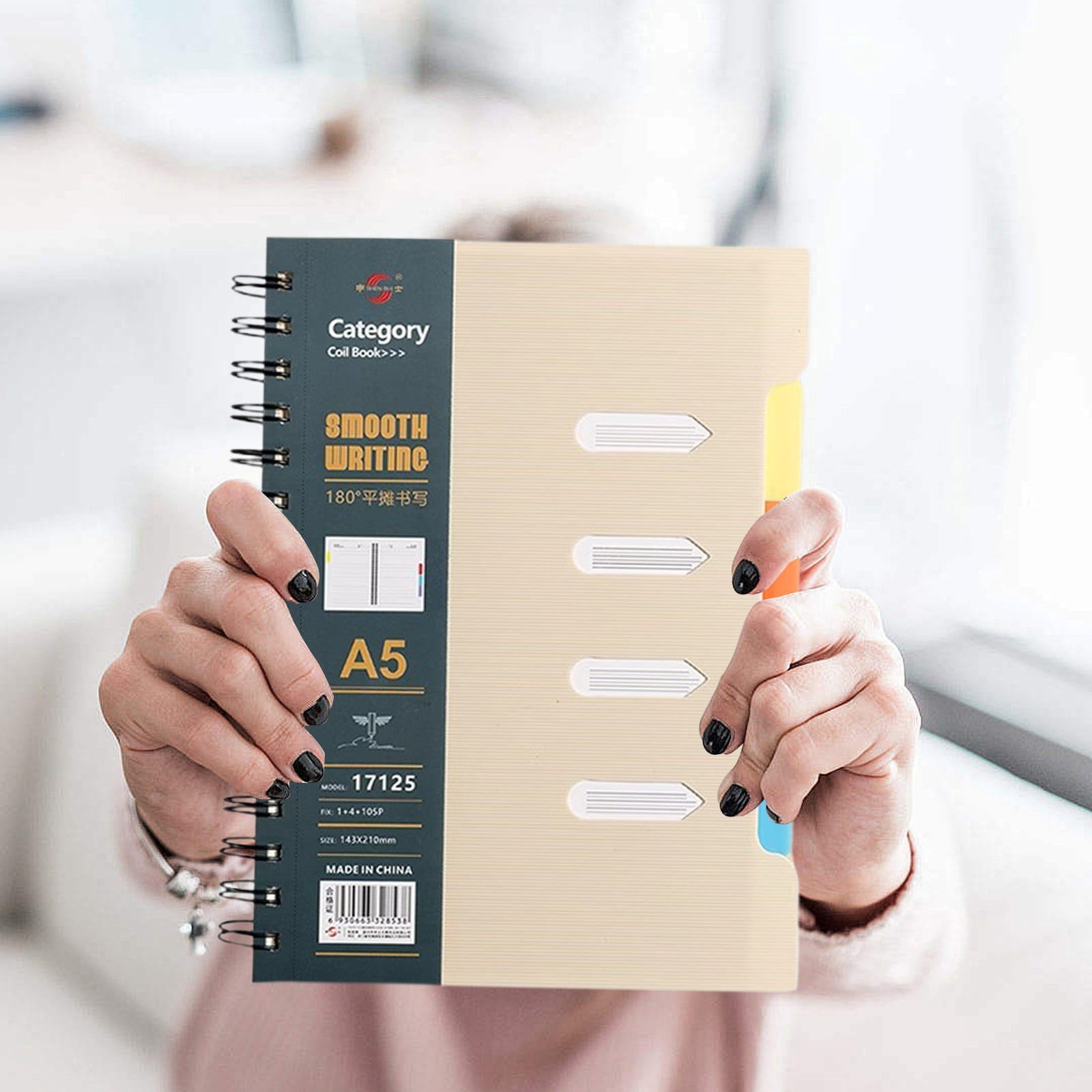 DOJA Barcelona | Cahier Ligné A4 | Lot de 8 Cahier Spirale A4 | Couverture Souple | 10 Couleurs Aléatoires | 297x210mm | 80 Feuille Ligne Horizontale 8mm | pour Carnet de Notes, Cahier Ecriture