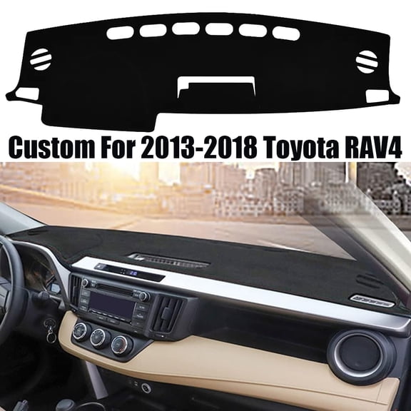 JJMY Dash Cover Anti Slip Dashboard Mat Protector Sun Shade For Toyota RAV4 2013-2018
