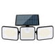 thumbnail image 3 of Xihbxyly Luces Solares de Movimiento, Luz Led de 3 Cabezales de Alto Brillo, Lámpara Solar con Detector de Movimiento Sensible, 2500 Lúmenes de Brillo, para Uso En Patios y Garajes, Diseño Resistente, 3 of 7