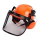 thumbnail image 5 of Casco para motosierras,Casco seguro para uso forestal con orejeras para arbolistas,Casco para motosierras con pieza facial de malla,Casco forestal Protección auditiva Cuidado del, 5 of 9