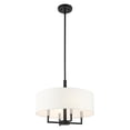 thumbnail image 4 of 49374-04 Livex Lighting Meridian - 4 Light Pendant in Modern Style - 18 Inches wide by 16.5 Inches high-Black Finish    -Traditional Installation, 4 of 11