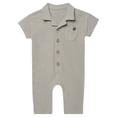 thumbnail image 5 of Modern Moments by Gerber Baby Boy Long Leg Slouch Henley Romper, Sizes 0/3 Months - 24 Months, 5 of 9
