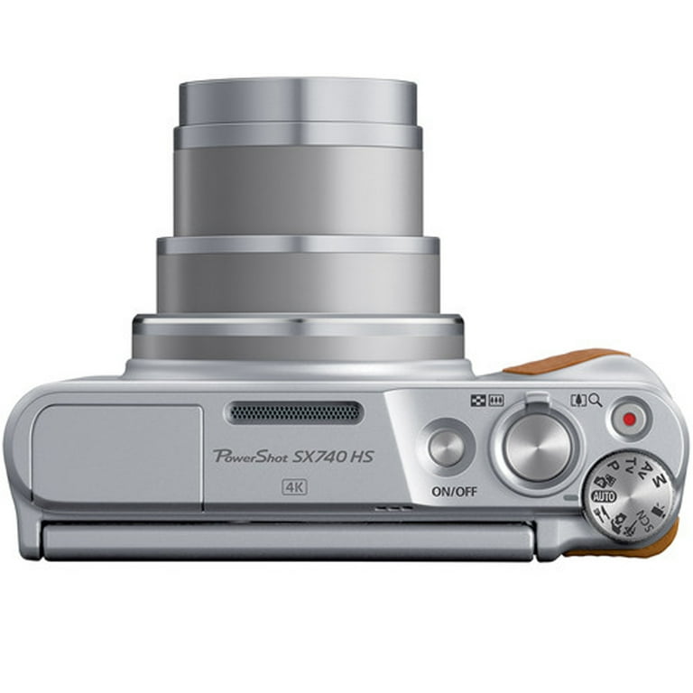 Canon PowerShot SX740 HS Camera, Silver, WiFi, Bluetooth, Flash, 2