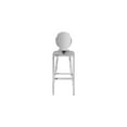thumbnail image 4 of Meridian Furniture Maddox 29"H Stainless Steel Bar Stool in Chrome, 4 of 5