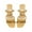 Yellow, variant on PPgejGEK Slippers for Women Women's Summer Casual Slippers Middle Heel Chunky Heel Fashion Solid Color Slippers Garden Clog Slippers up to 40% off