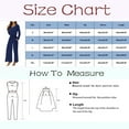thumbnail image 3 of VBARHMQRT Full Body Jumpsuit Flare Leg Tall Women Solid Colored Collarless Long Sleeve Cinching Pencil Pant Suit with Pockets and Waist Belt Womens Romper Shorts, 3 of 4