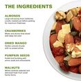thumbnail image 5 of Power Up Trail Mix Variety Pack Mega Omega, High Energy & Antioxidant Mix- Non-GMO, Vegan, Gluten Free,Gourmet Nut,Healthy Convenient On the Go Snacking & Holiday Treats(1.5oz. x 24 ct), 5 of 8