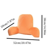 Fankiway Backrest Pillow with Arms, Back Rest for Bed Sitting, Plush Big Backrest Lumbar Support Chair Cushion, Foam Arm Rests Supportive Neck Pillow for Reading & Watching Tv