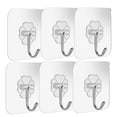 thumbnail image 2 of 6x 6*6CM Strong Wall Hooks Transparent Suction Cup Sucker Hanger for Bathroom, 2 of 17