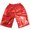 Red, variant on Sopiago Girls Sequin Shorts Elastic Straight Leg Sparkly Glitter Party High Waist Metallic Shorts for Girls (Black,12-13 Years)