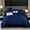 Navy Blue, variant on Pink Satin Comforter Set King Size with Sheet Set,10 Pcs Blush Pink Pinch Pleat Satin Bed Set,King Bed in a Bag,Silk Like Satin Bed Sheets,Silky Luxury Comforter Satin Bedding Set