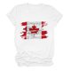 thumbnail image 5 of Camisas de Manga Corta para las Mujeres Impresión de Manga Corta Cuello Redondo, Camisa Casual de Poliéster para las Mujeres, Lavado de Manos, 5 of 8