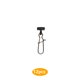 thumbnail image 5 of Paquete de 12 conectores para sedal de pesca Soidarity accesorios para agua salada color Negro 2piezas, 5 of 5