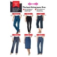 thumbnail image 4 of Woman Within Plus Size Petite Stretch Denim Five-Pocket Bootcut Jeans, 4 of 6