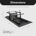 thumbnail image 3 of BalanceFrom Hip Thrust Home Gym Machine with Synclock Lever & Waist Pad, 190 lb Capacity, 3 of 5