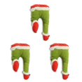 thumbnail image 2 of Toystoory Lindo árbol de Navidad juguete dormitorio decoración manualidades hogar cumpleaños fiesta decorativa hecha a mano DIY colgante arte Pierna 3piezas Toystoory CBP181498, 2 of 6