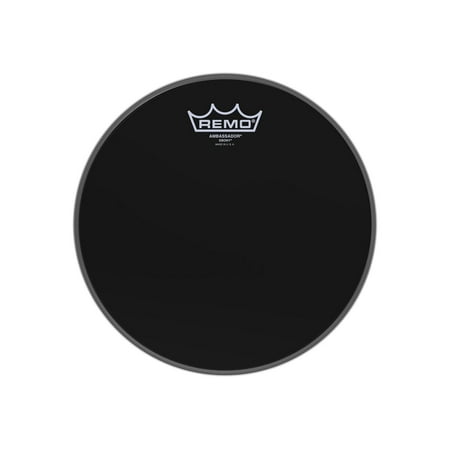 REMO 10" EBONY Ambassador