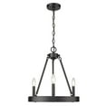 thumbnail image 2 of Alastair Metal 3 Light Chandelier in Black, 2 of 2