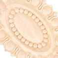 thumbnail image 3 of BEADCEST Corner Decorative Furniture Appliques Wood Carved Applique Khaki Color 1Set, 3 of 5
