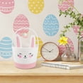 thumbnail image 4 of Personalized Easter Basket - Dienrx Easter Basket, Easter Bunny Baskets with Handle, Baby Gift Baskets, Egg Buckets Gifts Tote Bags Egg Hunt Basket for Kids, Boys, Girls, Toddler, Babies, Infant, 4 of 8