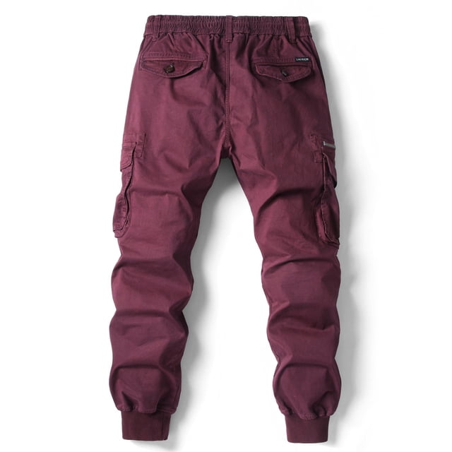 Pantalones largos de moda para hombre, casuales, de color puro, para exteriores, con bolsillos, pantalones deportivos para hombre