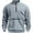 Grey, variant on Krdevn Hoodies for Men - Hooded Sweatshirt for Men's Winter In 2025 with A Stand Up Collar Half Zipper and Multiple Pockets - Sweatshirts for Men,Color:Navy,Size:S