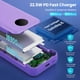 thumbnail image 2 of Banco de energía APHUWJ 33800 mAh USB C con cables y enchufe integrados, 2 of 7
