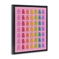 thumbnail image 2 of Stupell Industries Contemporary Rainbow Bears in Stripes Black Floating Frame Canvas Art, 17 x 21, by LISH Creative, 2 of 8