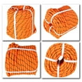 thumbnail image 5 of LABLT 1/2"x 150' Double Braid Polyester Rope Nylon Pulling Rope Arborist Rigging Multipurpose Bull Rigging, 5 of 5